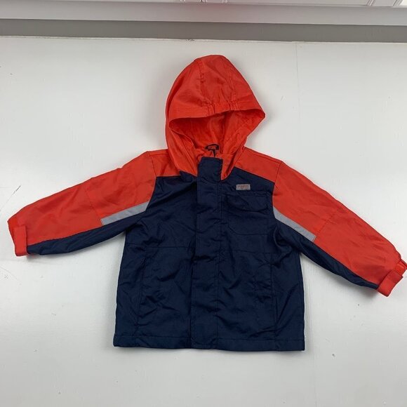 OshKosh B'Gosh Windbreaker/Rain Hooded Jacket Kids Size 4 - Picture 1 of 7